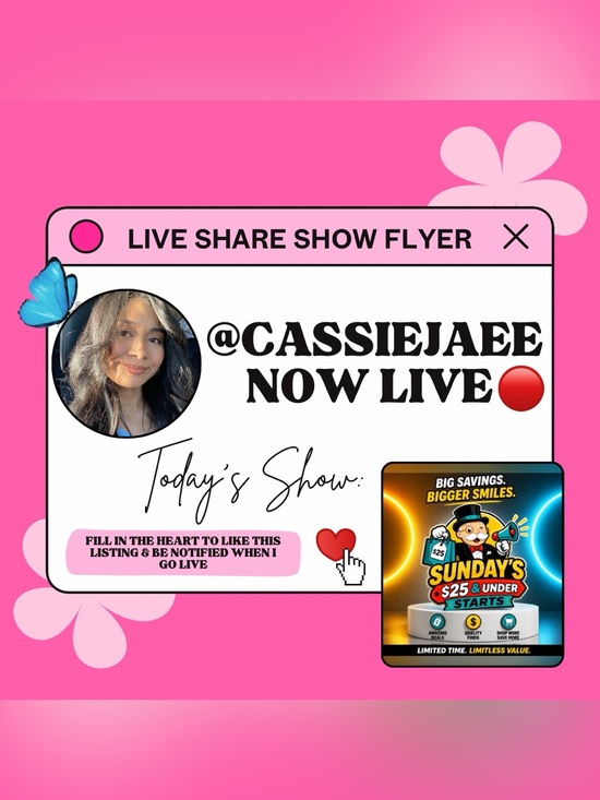 PoshLive Other - CASSIEJAEE IS LIVE!! ❤️🦋 SUN SEP 13TH • $25 & UNDER MONOPOLY SHARE TRAIN 💰🚊